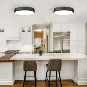 Flush Mount 3-Light LED Modern Retro Ceiling Light – 15.8 inch – Black Flush Mount 3-Light LED Modern Retro Ceiling Light – 15.8 inch – Black