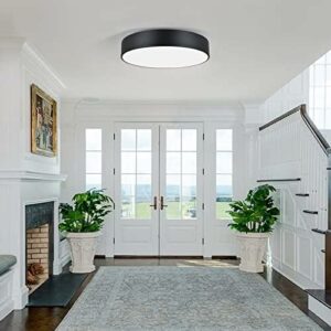 Flush Mount 3-Light LED Modern Retro Ceiling Light – 15.8 inch – Black Flush Mount 3-Light LED Modern Retro Ceiling Light – 15.8 inch – Black