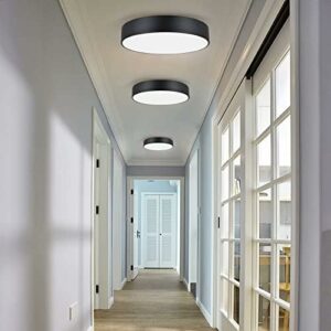 Flush Mount 3-Light LED Modern Retro Ceiling Light – 15.8 inch – Black Flush Mount 3-Light LED Modern Retro Ceiling Light – 15.8 inch – Black