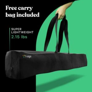 Portable Artist Easel Stand – Adjustable Height Painting Easel with Bag – 21 x 66 inches