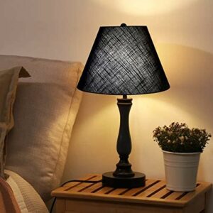 Two 7 x 14 x 9″ Fabric Natural Linen Cone Barrel Hand Craft Medium Lamp Shades Two 7 x 14 x 9″ Fabric Natural Linen Cone Barrel Hand Craft Medium Lamp Shades