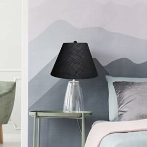 Two 7 x 14 x 9″ Fabric Natural Linen Cone Barrel Hand Craft Medium Lamp Shades Two 7 x 14 x 9″ Fabric Natural Linen Cone Barrel Hand Craft Medium Lamp Shades