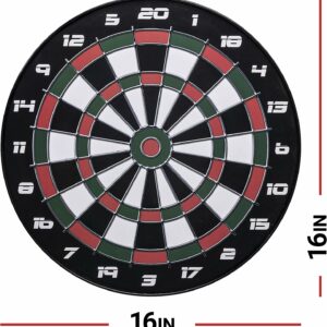Franklin Sports Magnetic Soft Tip Dartboard Set – Indoor Dart Board Magnetic Board