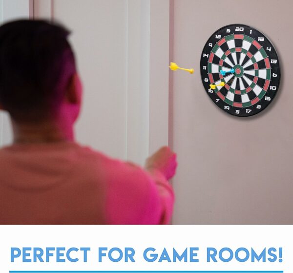 Franklin Sports Magnetic Soft Tip Dartboard Set – Indoor Dart Board Magnetic Board
