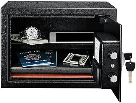 Amazon Basics Steel Security Safe and Lock Box with Electronic Keypad