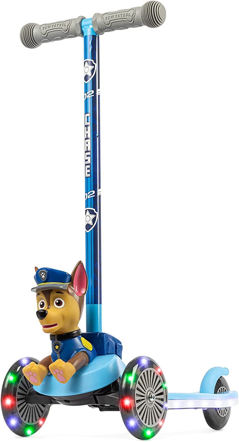 Paw Patrol Toys – Self Balancing Scooter for Kids Ages 3-5 with Light Up Wheels & Extra Wide Deck
