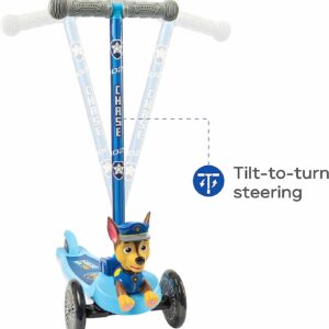 Paw Patrol Toys – Self Balancing Scooter for Kids Ages 3-5 with Light Up Wheels & Extra Wide Deck
