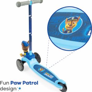 Paw Patrol Toys – Self Balancing Scooter for Kids Ages 3-5 with Light Up Wheels & Extra Wide Deck