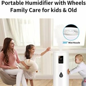 Ultra Large Humidifier for Bedrooms up to 2000 sq ft – Quiet Tower Humidifier