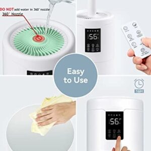 Ultra Large Humidifier for Bedrooms up to 2000 sq ft – Quiet Tower Humidifier