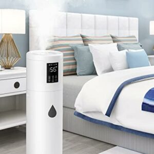 Ultra Large Humidifier for Bedrooms up to 2000 sq ft – Quiet Tower Humidifier