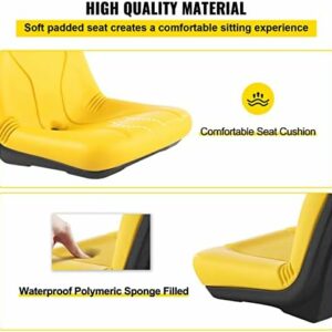 Universal Yellow Tractor Seat – Industrial High Back Universal Yellow Tractor Seat – Industrial High Back