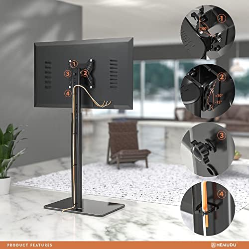 Universal TV Monitor Stand for 19 to 43 inch LCD, LED, OLED TVs
