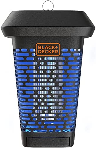 BLACK+DECKER Bug Zapper – Electric UV Insect Catcher & Killer for Flies, Mosquitoes, Gnats