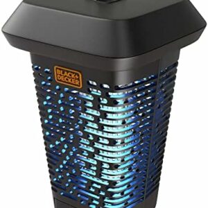 BLACK+DECKER Bug Zapper – Electric UV Insect Catcher & Killer for Flies, Mosquitoes, Gnats