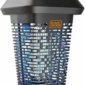 BLACK+DECKER Bug Zapper – Electric UV Insect Catcher & Killer for Flies, Mosquitoes, Gnats