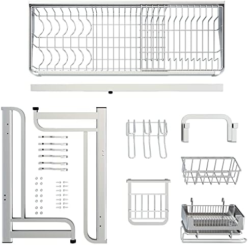 Two Tier Over The Sink Dish Drying Rack Two Tier Over The Sink Dish Drying Rack