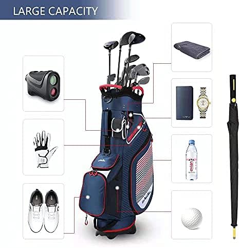 Lightweight Waterproof Golf Stand Bag with 14 Way Divider Lightweight Waterproof Golf Stand Bag with 14 Way Divider