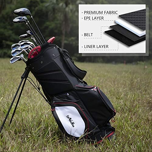 Lightweight Waterproof Golf Stand Bag with 14 Way Divider Lightweight Waterproof Golf Stand Bag with 14 Way Divider