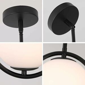 Modern Style Pendant Lighting – Black Mid Century Pendant Light Fixture Modern Style Pendant Lighting – Black Mid Century Pendant Light Fixture