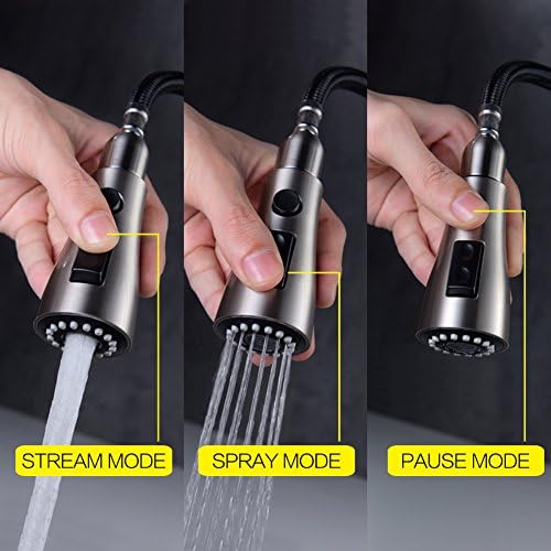Single Handle High Arc Pull Out Brushed Nickel Kitchen Faucet Single Handle High Arc Pull Out Brushed Nickel Kitchen Faucet