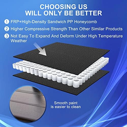 JUST-V Hard Tri-Fold Truck Bed Tonneau Cover Replacement for 2015-2023 Ford F150 5.5′ Bed – Black