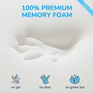 RECCI 2 Inch Twin Size Mattress Topper – 100% CertiPUR-US Certified Memory Foam