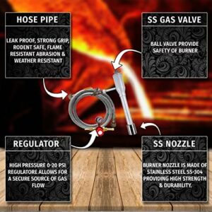 6KG Propane Smelting Furnace Kit – Tongs & Gloves – Ingot Mold for Gold Silver Copper Brass Bronze Aluminum Metal Casting