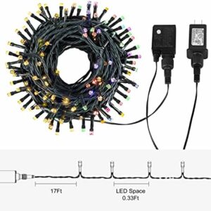 Vangue Christmas Lights Outdoor – 82ft with 200 LED Color Changing Christmas String Lights