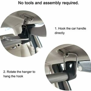 Beinhome Rubber Car Clothes Hanger Bar – Expandable up to 63″ – Heavy Duty Car Clothes Rack
