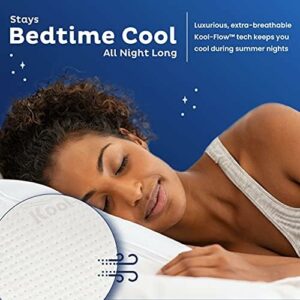 Snuggle-Pedic Body Pillow for Adults – White Pregnancy Pillows with Shredded Memory Foam – 20″ x 54″ Full Body Pillow
