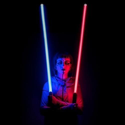 Lightsaber Rechargeable 7 RGB Color Metal Hilt Dueling LED Light Saber for Adults Kids Cosplay Accessories with Sound Mode