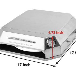 Onlyfire Stainless Steel Pizza Oven Kit Gas Grills – Outdoor Grill Top Pizza Oven Kit