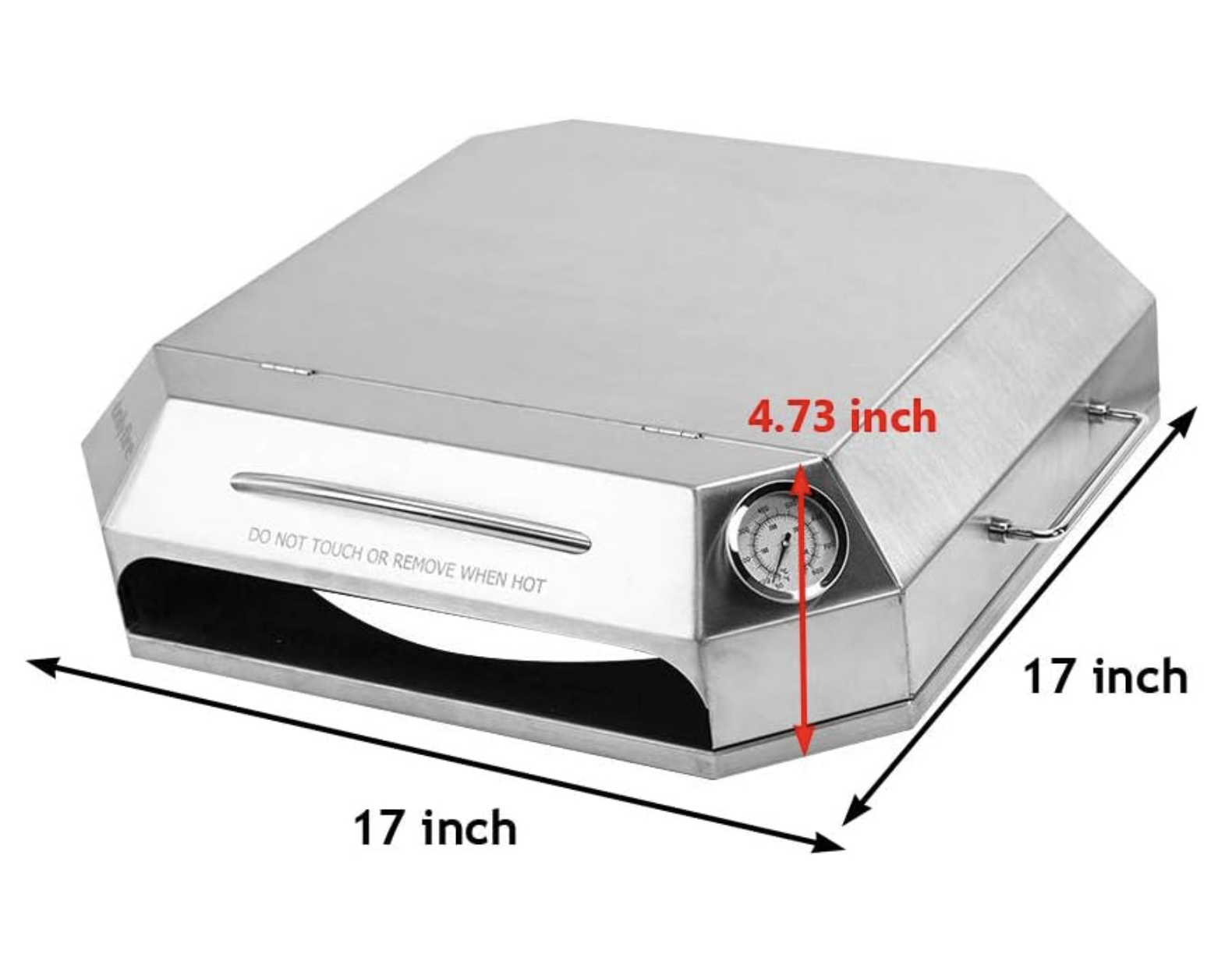 Onlyfire Stainless Steel Pizza Oven Kit Gas Grills – Outdoor Grill Top Pizza Oven Kit
