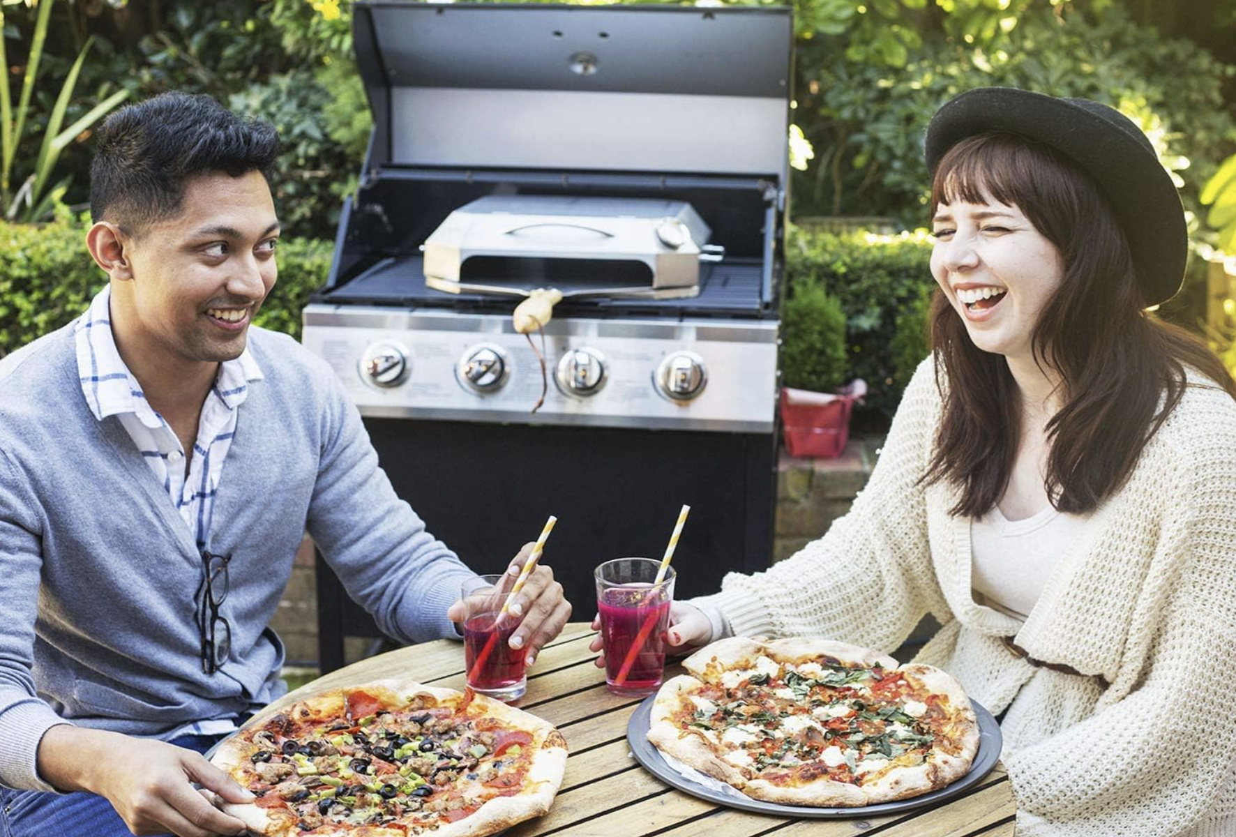 Onlyfire Stainless Steel Pizza Oven Kit Gas Grills – Outdoor Grill Top Pizza Oven Kit