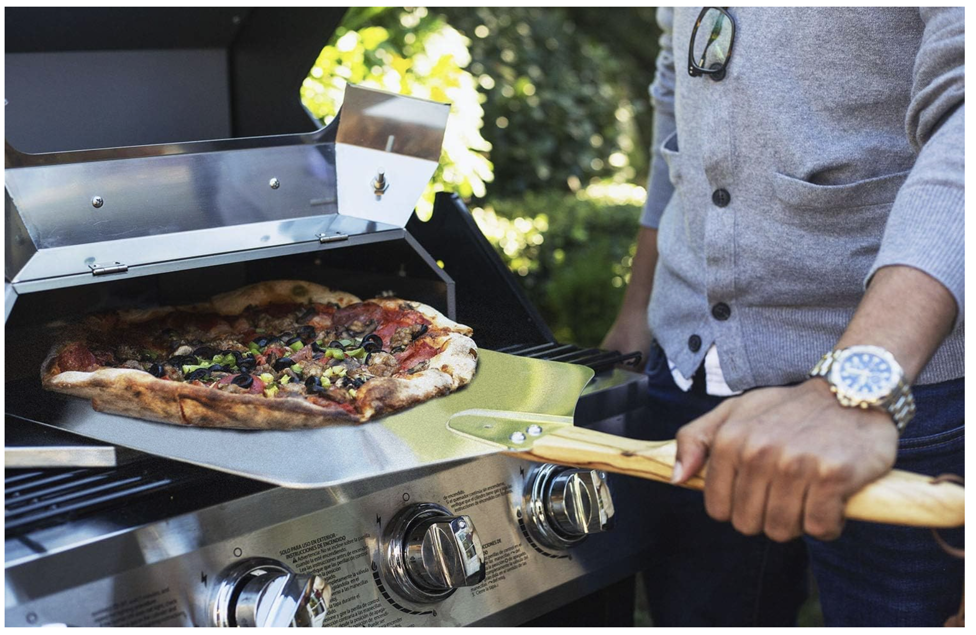 Onlyfire Stainless Steel Pizza Oven Kit Gas Grills – Outdoor Grill Top Pizza Oven Kit