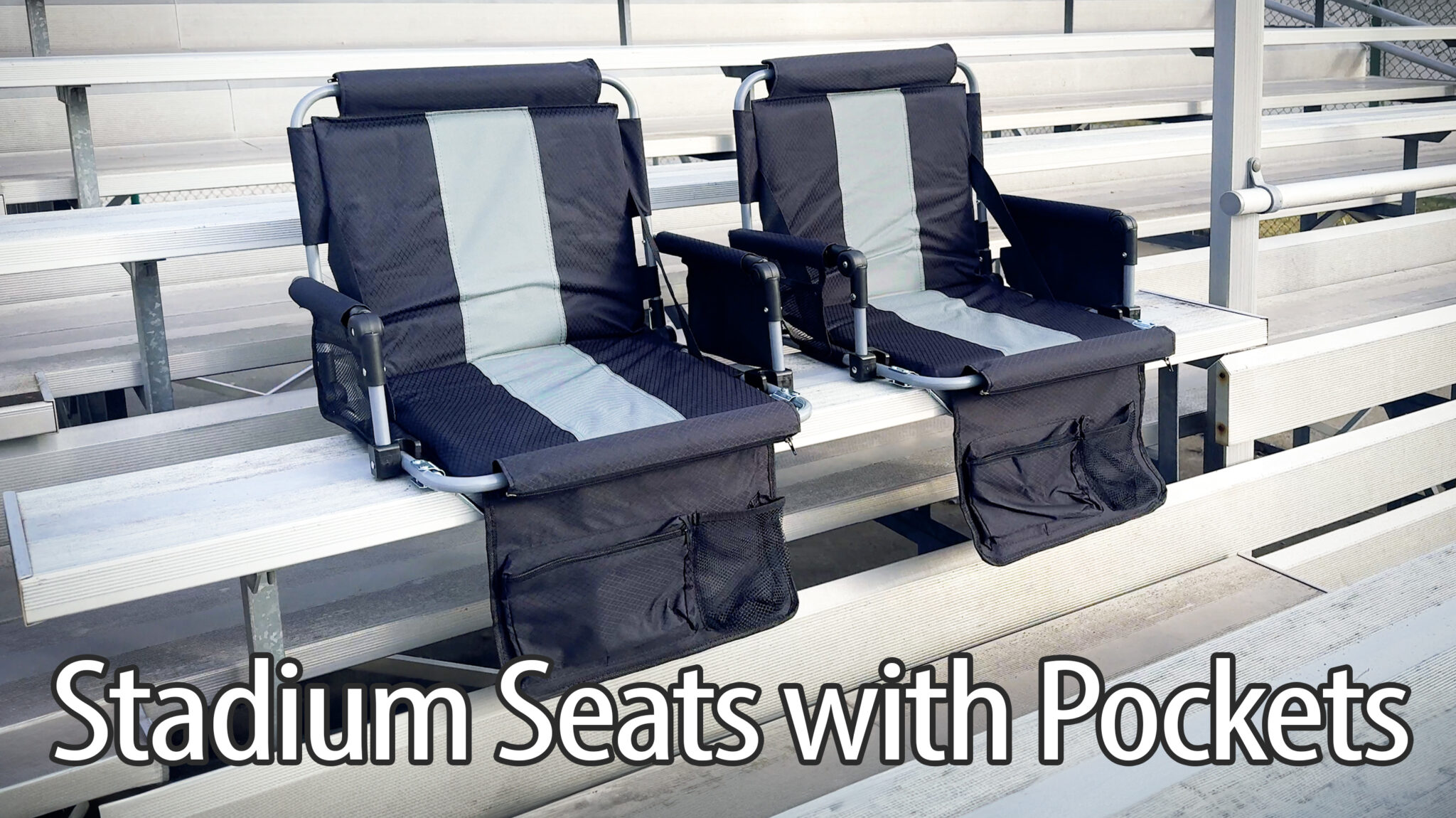 Stadium Seats for Bleachers with Back Support Stadium Chairs with Cup
