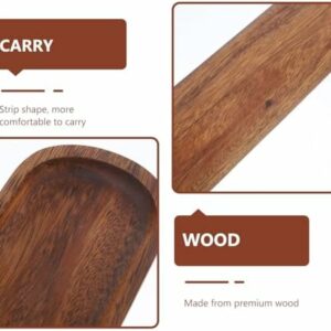 Long Wood Tray -12 Inch Wood Serving Tray – Appetizer Plate – Kitchen Charcuterie Board