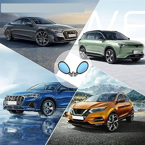 Right Car Classic Retro Door Wing Side Mirror Rearview Vintage Matte Carbon Fiber Look Right Car Classic Retro Door Wing Side Mirror Rearview Vintage Matte Carbon Fiber Look